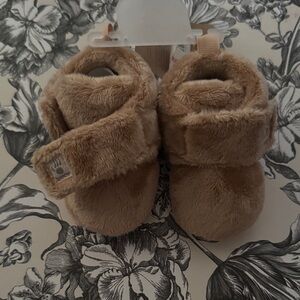 BearPaw Tan Kids Slippers